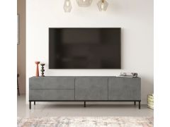 מזנון טלוויזיה דגם קנקון בגוון אפור