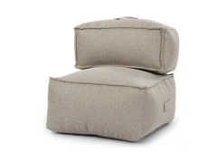 הדום עם משענת גב דגם Samber+Backrest צבע חול