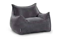 פוף כורסא דגם Sicilia צבע אפור גרפיט