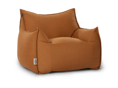 פוף כורסא דגם Sicilia צבע חום אדמה