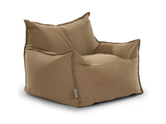 פוף כורסא דגם Sicilia צבע קפה לאטה