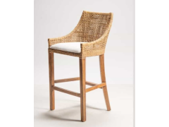 כסא בר ראטן טבעי דגם Ciribone 