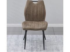 כיסא לפינת אוכל מרופד קטיפה דגם נחמן לאטה