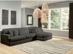 ספה פינתית דגם MILANO בגוון אפור כהה