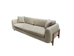 ספה באורך 200 ס"מ דגם MOZART בגוון אפור