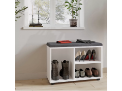 שידת כניסה לנעליים דגם רגולוס בגוון לבן