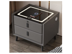 שידה חכמה עם 2 מגירות צבע אפור בהיר