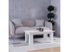 שולחן סלון דגם לידור בגוון לבן