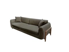 ספה באורך 200 ס"מ דגם MOZART בגוון אפור כהה