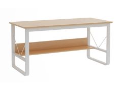 שולחן מחשב דגם עודד בגוון אלון בהיר