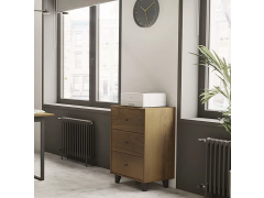 שידת קומודה דגם אקווה-מרין בגוון אלון