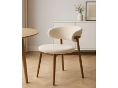 כסא אוכל דגם דורי בגוון אגוז