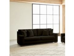 ספה באורך 250 ס"מ דגם MILANO בגוון שחור