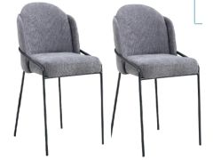 זוג כורסאות דגם נופר בגוון אפור