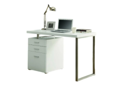 שולחן מחשב עם ארגונית מגירות דגם Milano