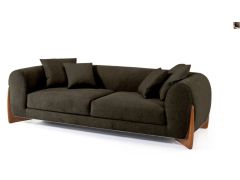 ספה באורך 250 ס"מ דגם ORCHID בגוון שחור