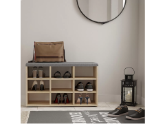 שידת כניסה לנעליים דגם פאייר בגוון אלון