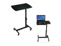 שולחן מתכוונן למחשב נייד דגם האמטי בגוון שחור