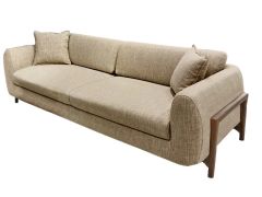 ספה באורך 300 ס"מ דגם MOZART בגוון מוקה