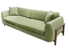 ספה באורך 200 ס"מ דגם MOZART בגוון ירוק