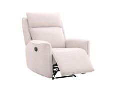 כורסת טלוויזיה מתנדנדת עם הדום נשלף דגם פיראוס בגוון אופווייט