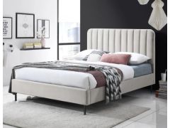 מיטה 120x190 מרופדת בד קטיפתי דגם נועה