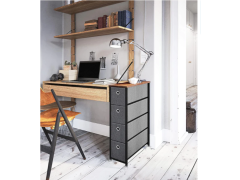 שידת מתכת עם 4 מגירות בד צרות דגם cr377 מסדרת Siena