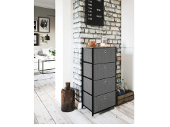 שידת מתכת עם 4 מגירות בד דגם cr378 מסדרת Siena