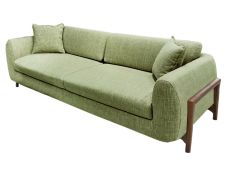 ספה באורך 300 ס"מ דגם MOZART בגוון ירוק