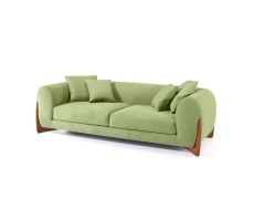 ספה באורך 200 ס"מ דגם ORCHID בגוון ירוק