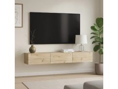 מזנון צף תלוי ברוחב 180 סמ בגוון אלון דגם אנדי ANDEY