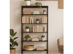 כוננית מעוצבת 7 מדפים