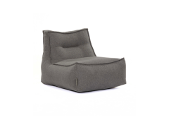 פוף כורסא מעוצב דגם Provence צבע אפור כהה