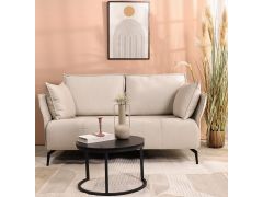 ספה דו מושבית 160 ס"מ בגוון בז' דגם WING